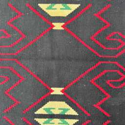 2'2x4'7 Moroccan Runner Rug - Minimal Hand-Knotted Sleek Tribal Boho Oriental For Hallway Or Entryway, Kitchen Decor Gift - thumbnail 4
