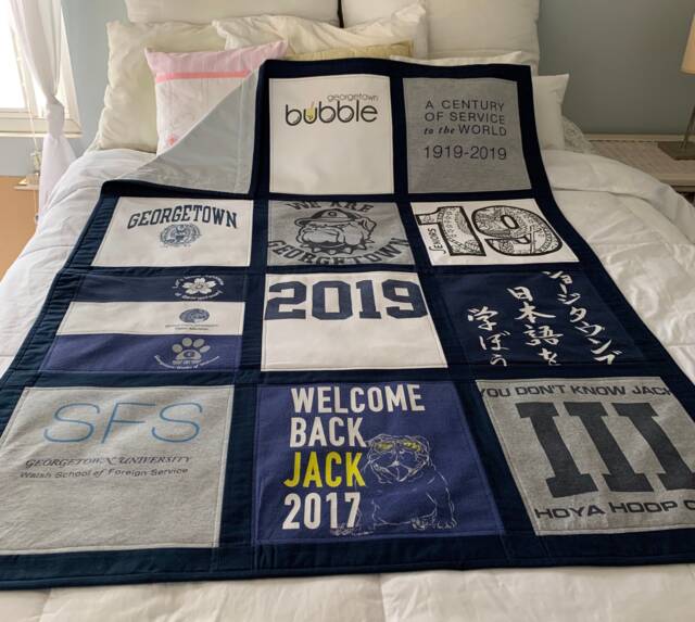 12 Shirt T-Shirt Memory Quilt Deposit Custom Keepsake Blanket - image 1