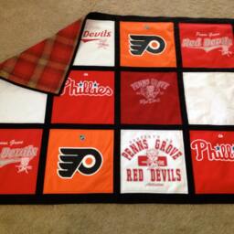 12 Shirt T-Shirt Memory Quilt Deposit Custom Keepsake Blanket - thumbnail 3