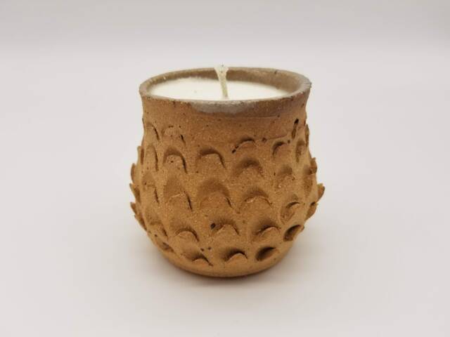 Ceramic Pinecone Candle - image 1