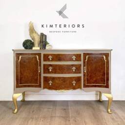 Neutral Queen Anne Sideboard - thumbnail 2