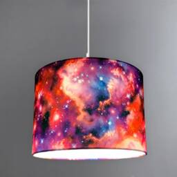 New High Quality Stunning Kid Room Deep Galaxy Space Stars Clouds in Multicoloured Sky Lamp Shade Pendant - thumbnail 2