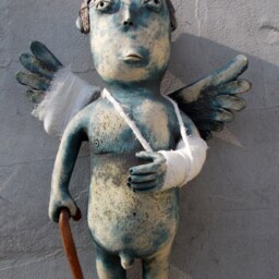 Ceramic Fallen Angel - thumbnail 2