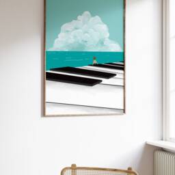 Music Print, Poster, Decor, Gift, Wall Art, Illustration Gift For Lover, Musician, A1/A2/A3/A4 - thumbnail 2