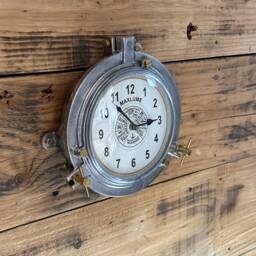 Engine Room Ships Clock Solid Cast Nautical Industrial Us Navy Deck Yacht Master Coastal Marine Life - thumbnail 2