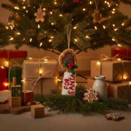 Snack For Santa - Hanging Decoration Needle Felt Traditional Christmas Ethically Made Sustainable - thumbnail 2