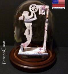 Basketball Player Business Card Sculpture Handmade Sports Gift - thumbnail 1