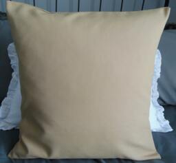 Khaki Beige Solid Pillow Covers.slipcovers.canvas.toss Pillow.throw Pillow.deck Pillow.porch Pillows.home Decor. Neutraldecor Accent.solids - thumbnail 1