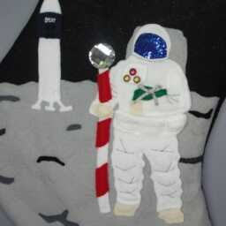 "Astronaut Christmas Stockings Two Options""Moon Walk"" & ""Christmas in Space" - thumbnail 2