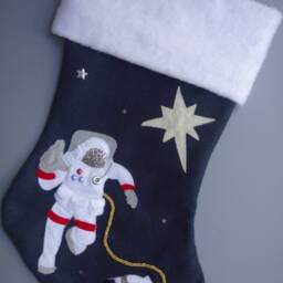 "Astronaut Christmas Stockings Two Options""Moon Walk"" & ""Christmas in Space" - thumbnail 3