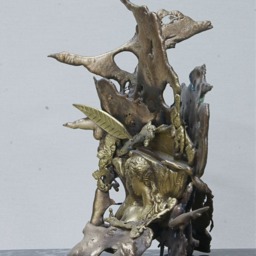 Ariadne 100% Solid Pure Fine Bronze Figurine Sculpture Modern Unique Artwork - thumbnail 3