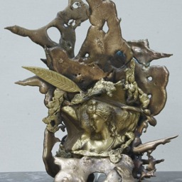 Ariadne 100% Solid Pure Fine Bronze Figurine Sculpture Modern Unique Artwork - thumbnail 2