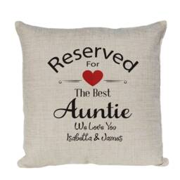 Personalised Cushion Cover, Reserved For The Best By Inspired Creative Design - thumbnail 2