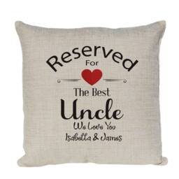 Personalised Cushion Cover, Reserved For The Best By Inspired Creative Design - thumbnail 4