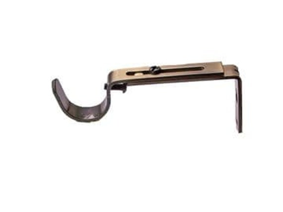 25/28mm Antique Brass Adjustable Extendable Curtain Pole Bracket