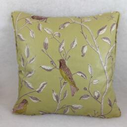 Sanderson - Finches Sage Cushion Cover Throw Pillow Designer Home Decor - thumbnail 2