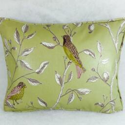 Sanderson - Finches Sage Cushion Cover Throw Pillow Designer Home Decor - thumbnail 3