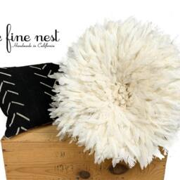 "African Mudcloth Pillow, Throw Pillow Cover, 12x24 Inch Lumbar, Black & White, " - thumbnail 4