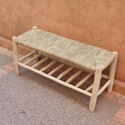 Wooden Bench With Integrated Storage - thumbnail 2