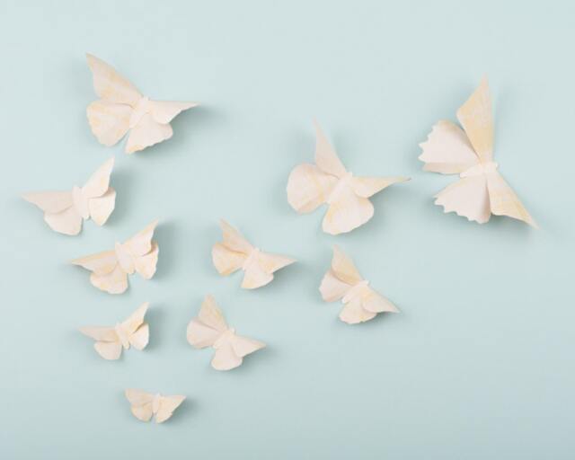 3D Butterfly Wall Art Sunbeam Paper Butterflies For Decor, Nursery, Children's Room - image 1