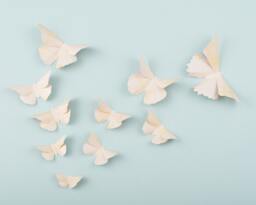 3D Butterfly Wall Art Sunbeam Paper Butterflies For Decor, Nursery, Children's Room - thumbnail 1