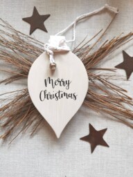 Christmas Decoration, Personalised Gifts, Merry Christmas, Hanging Decorations - thumbnail 1