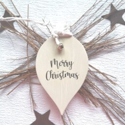 Christmas Decoration, Personalised Gifts, Merry Christmas, Hanging Decorations - thumbnail 3