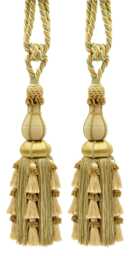 "D??copro Large Elegant Curtain & Drapery Tassel Tieback, Length 12"" - 30.5cm, Spread 30"