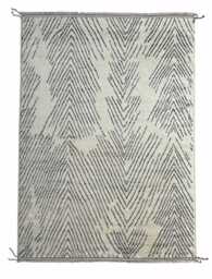 Hand-Knotted Moroccan Beni Ourain Rug, 100% Natural Wool, Modern Berber Carpet For Living Room - thumbnail 1