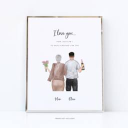 Personalised A Daughter Is Little Girl Who Grows Up To Be Your Best Friend/Printed Gift Mom Special Birthday From Mum - thumbnail 3