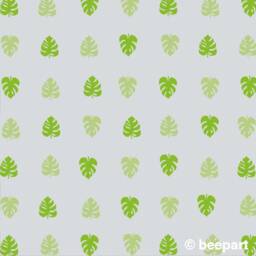 Monstera Leaf Wall Decal Set Tropical Leaves Pattern Design - thumbnail 3