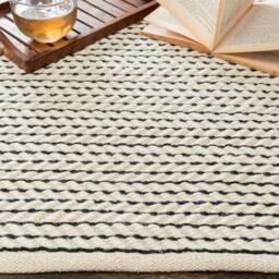 Hand Woven , Handmade Carpet Modern Style New Zealand Wool & Blended Indoor Rug. Entryway Or Runner - Therugbasket - thumbnail 3