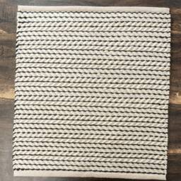 Hand Woven , Handmade Carpet Modern Style New Zealand Wool & Blended Indoor Rug. Entryway Or Runner - Therugbasket - thumbnail 4