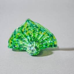 Blown Glass Business Card Or Phone Holder Green - thumbnail 3