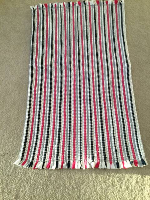 "Handmade Chindi Rug, Handmade Rag Boho Rug, Rag. Vegan Colorful, 24""x40" - image 1