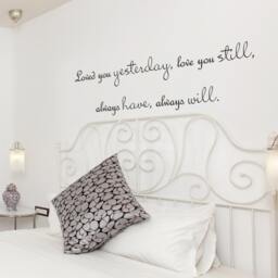 Love You Still Always Will - Romantic Wall Quote Vinyl Decal Words Bedroom Decor Art- 037 - thumbnail 2
