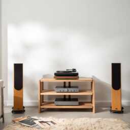 Walnut Noise Isolation Platform Hifi System Vibration Control - thumbnail 3