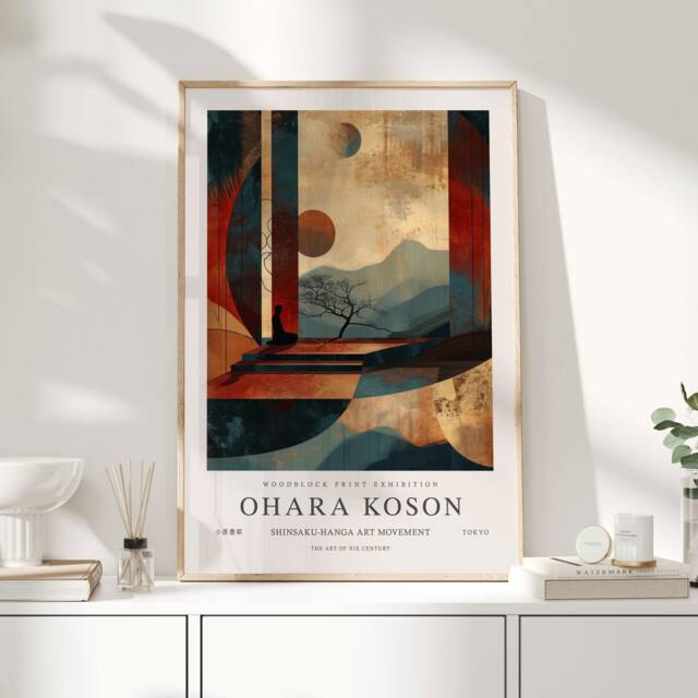 Ohara Koson, Koson Poster, Print, Japanese Wall Art, Japandi, Japandi Art - image 1