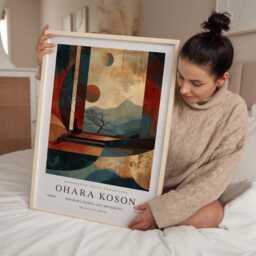Ohara Koson, Koson Poster, Print, Japanese Wall Art, Japandi, Japandi Art - thumbnail 2