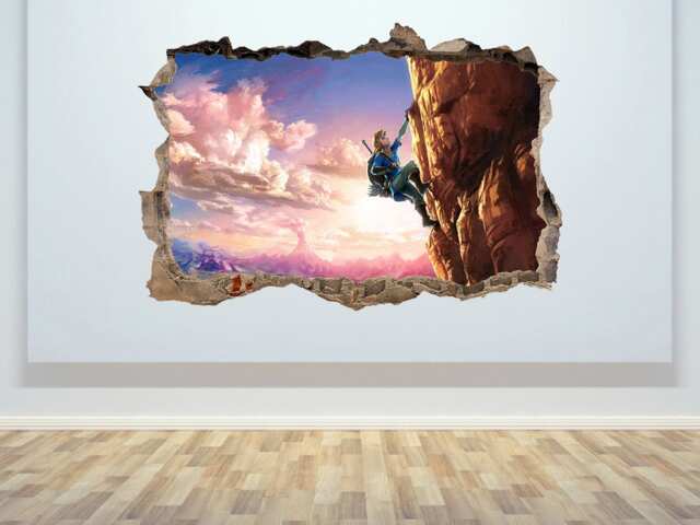 Zelda Wall Sticker Legend Of Decal Kids Video Game Decor Gamers Gift - image 1