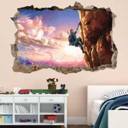 Zelda Wall Sticker Legend Of Decal Kids Video Game Decor Gamers Gift - thumbnail 2