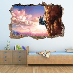Zelda Wall Sticker Legend Of Decal Kids Video Game Decor Gamers Gift - thumbnail 4