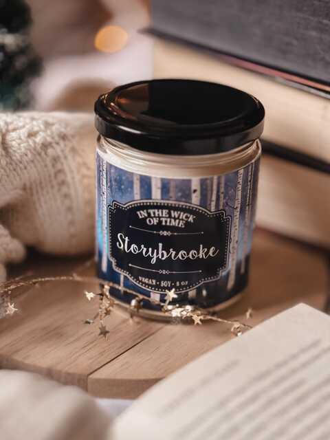 storybrooke, Bookish Candle, Book Nook Scents, Bookshelf Decor, Once Upon A Time - image 1