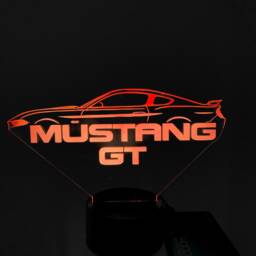 My Gtr , Sport Car , Super 3D Smart App Control Night Light Bluetooth, Music, 7&16M Colour Mobile App , Gift Led Lamp - thumbnail 4