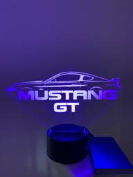 My Gtr , Sport Car , Super 3D Smart App Control Night Light Bluetooth, Music, 7&16M Colour Mobile App , Gift Led Lamp - thumbnail 1
