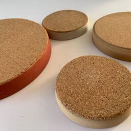 Minimalist Concrete Plant Saucer Boho Desert Style - thumbnail 3