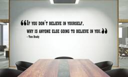 Teamwork Quote Wall Decal Inspirational Office Decor 2126Re - thumbnail 1
