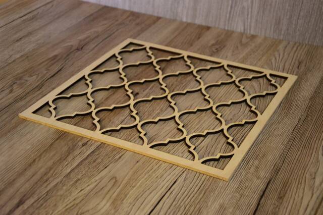 Moroccan Wooden Handmade Wall Decoration Panel, Room Devision Decor, Decal, Art, Home Bedroom Decor - image 1