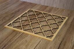 Moroccan Wooden Handmade Wall Decoration Panel, Room Devision Decor, Decal, Art, Home Bedroom Decor - thumbnail 1