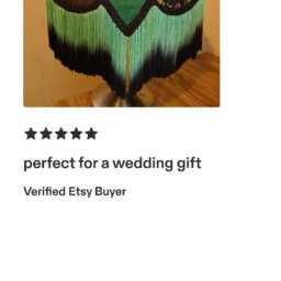 Hand-stitched Night Safari Lampshade Black Floral Print, Ombre Fringe - Etsy - thumbnail 4